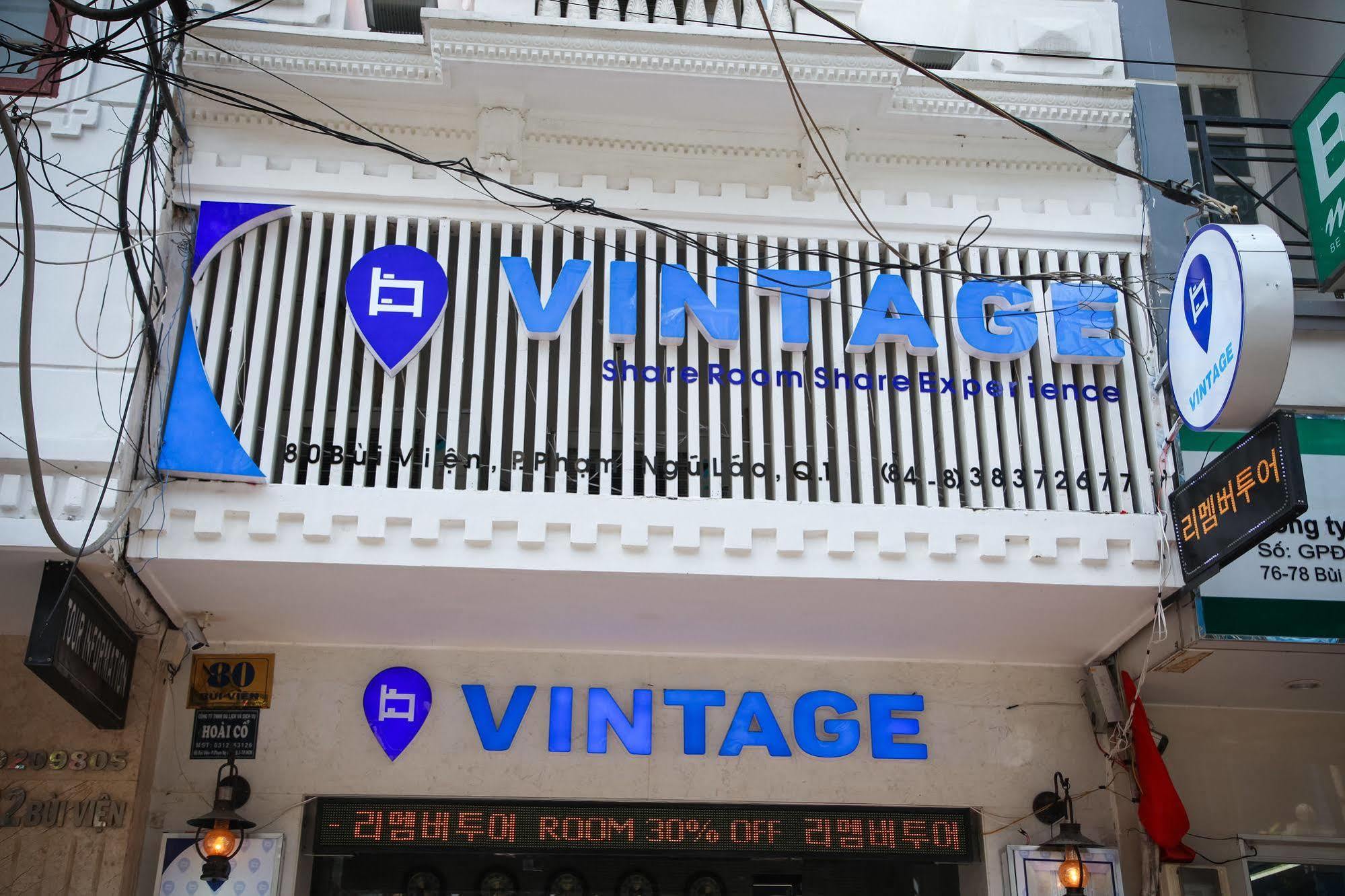 Vintage Hostel Saigon Ho Si Minh-város Kültér fotó